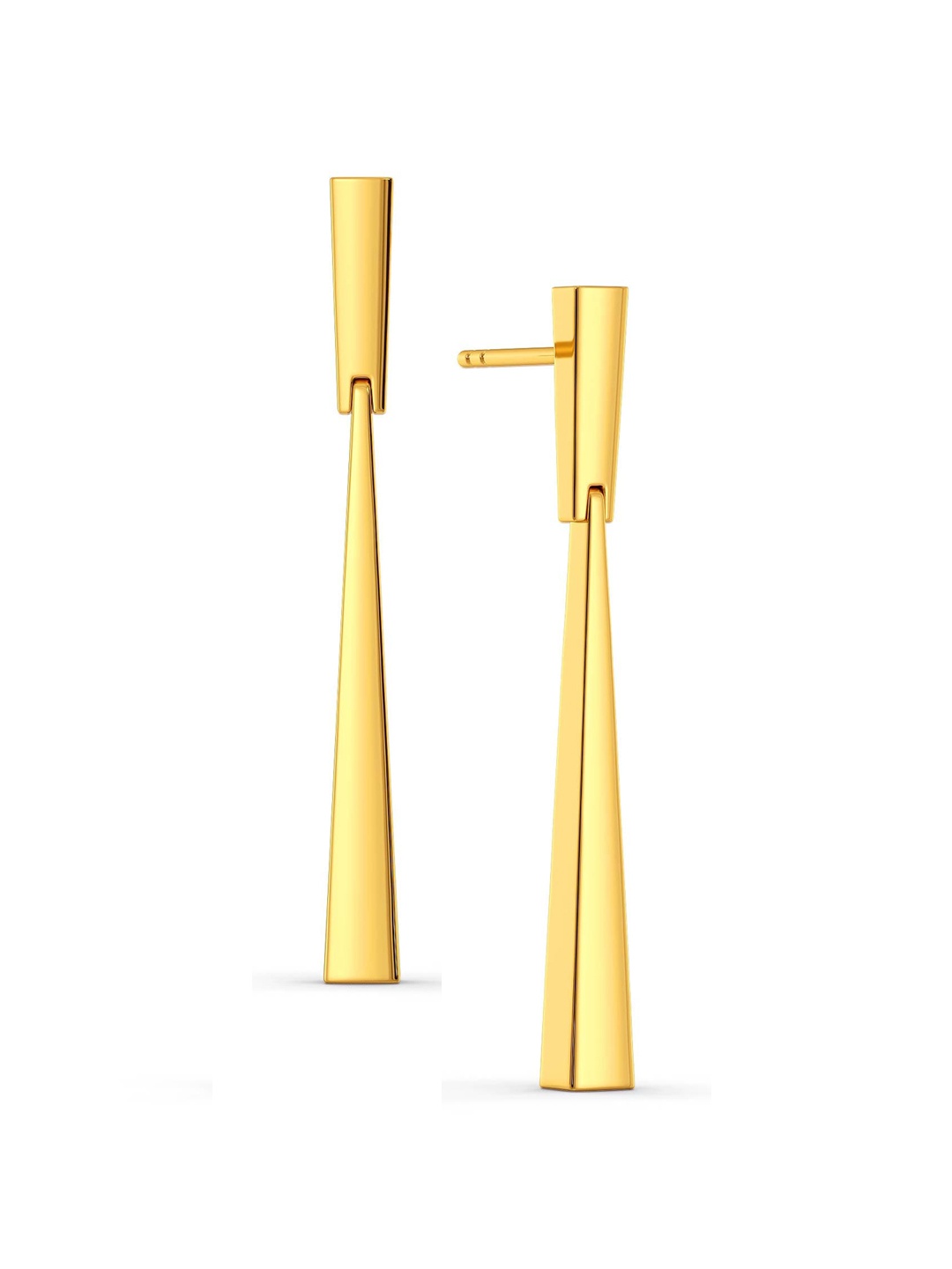 

MELORRA Sync in Sequin 18KT Gold Dangle Earrings-5.33gm