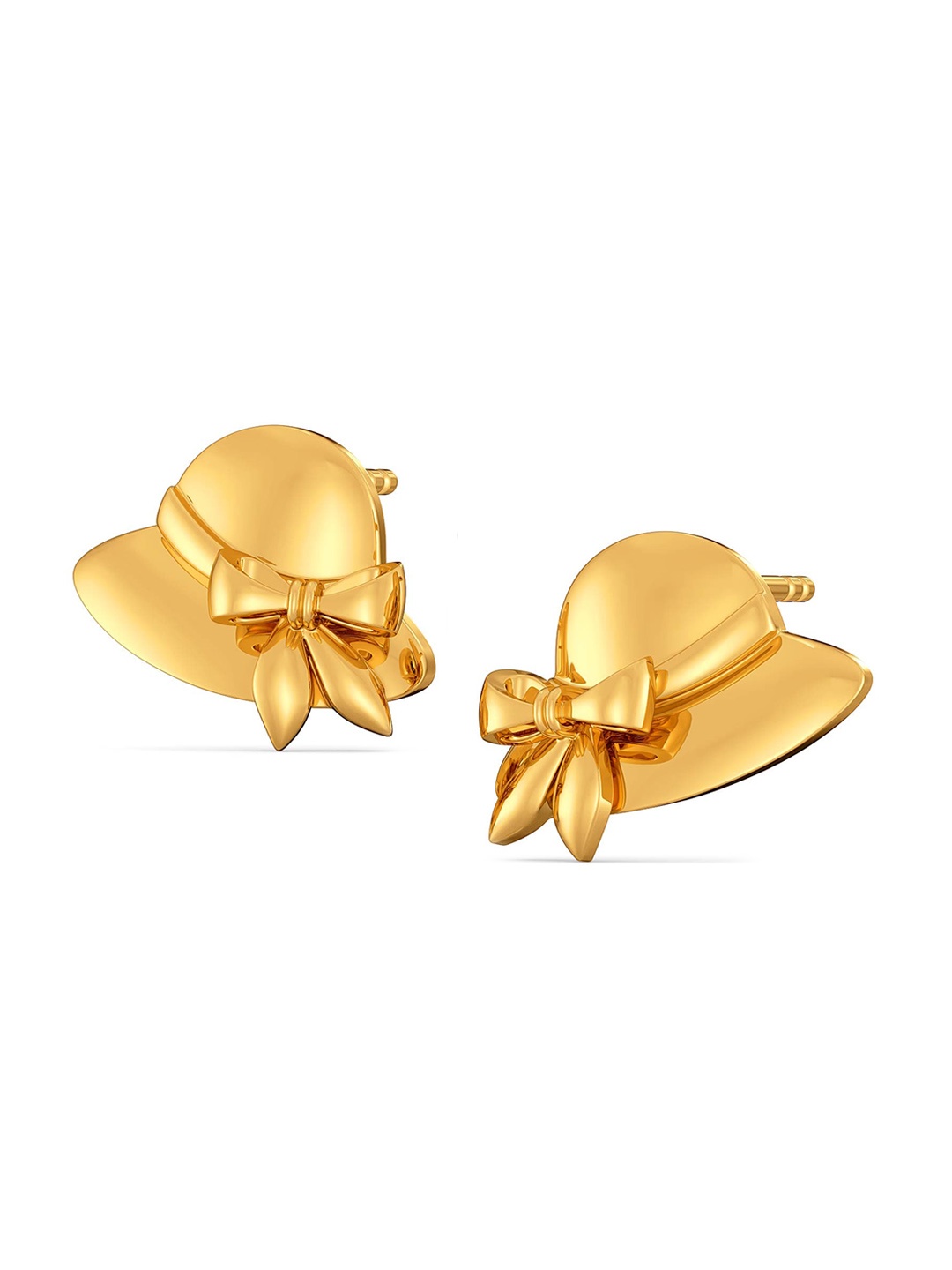 

MELORRA Hat Hitherto 18KT Gold Earrings -3.23gm