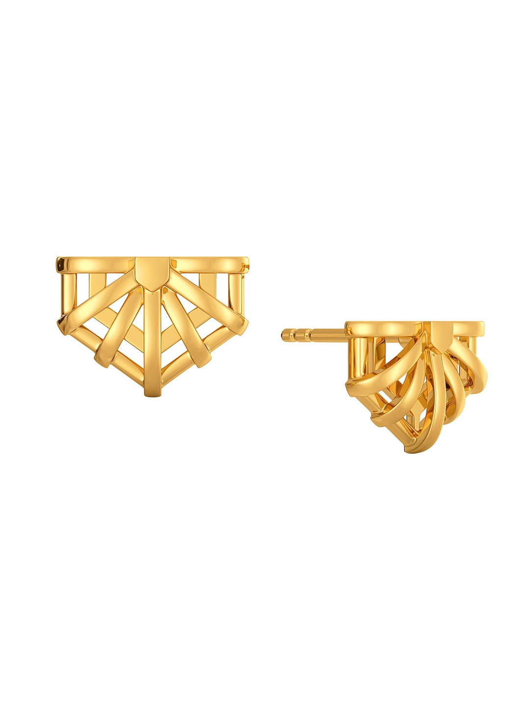 

MELORRA Ethically African 18KT Gold Stud Earring- 2.27 gm