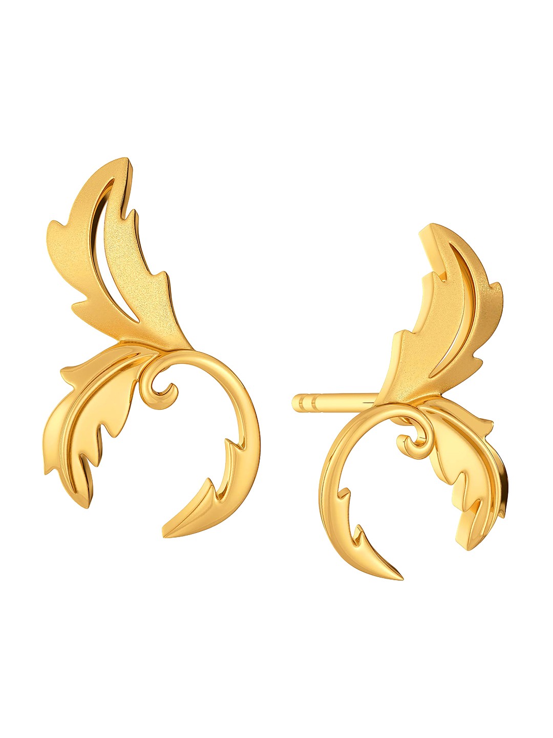 

MELORRA Victorian Fantasy 18K Gold Stud Earrings- 2.06 gm