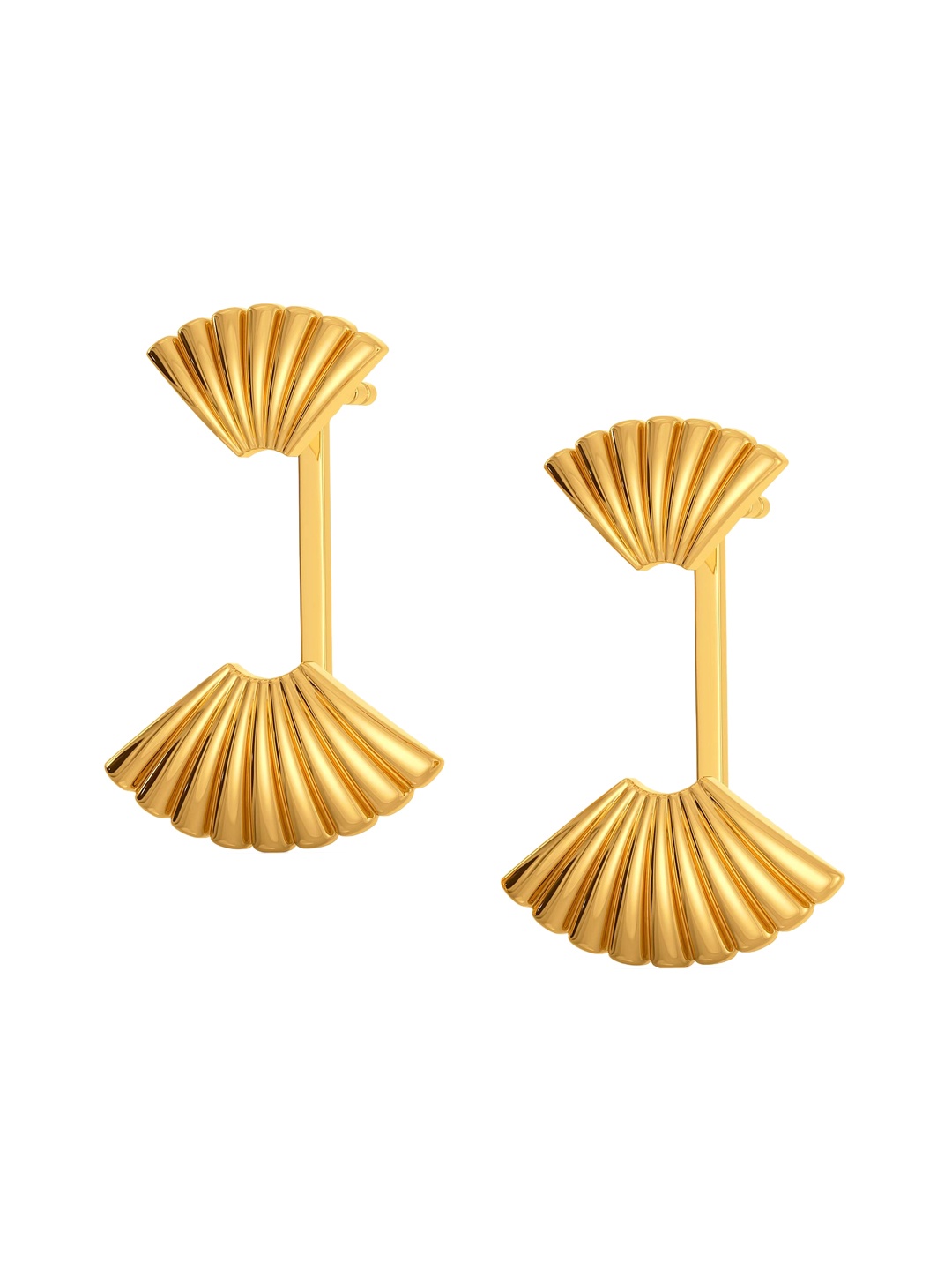 

MELORRA Miss Poisson 18KT Gold Earrings-3.43gm