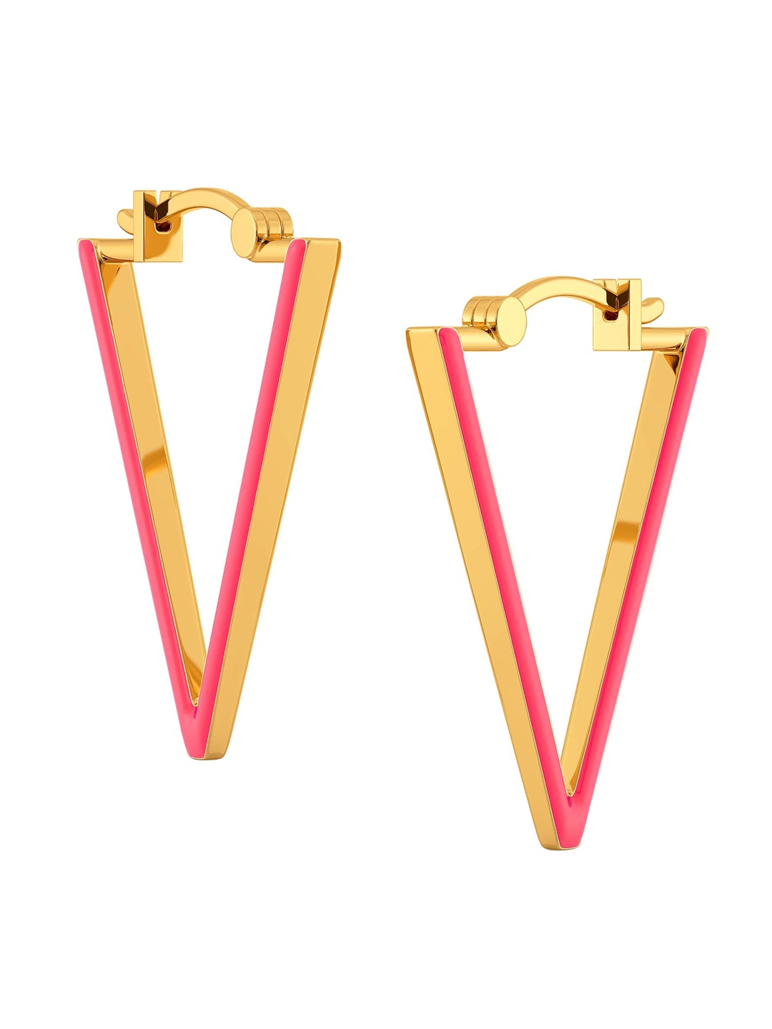 

MELORRA Vision in Pink 18KT Gold Earrings-5.05gm
