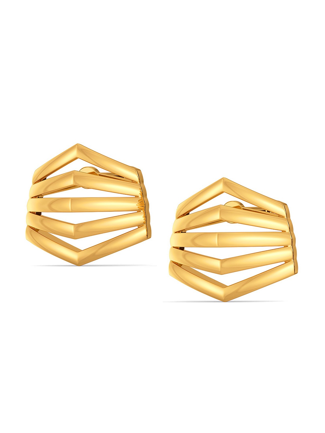 

MELORRA Fashion Fables 18KT Gold Studs Earrings-2.99gm