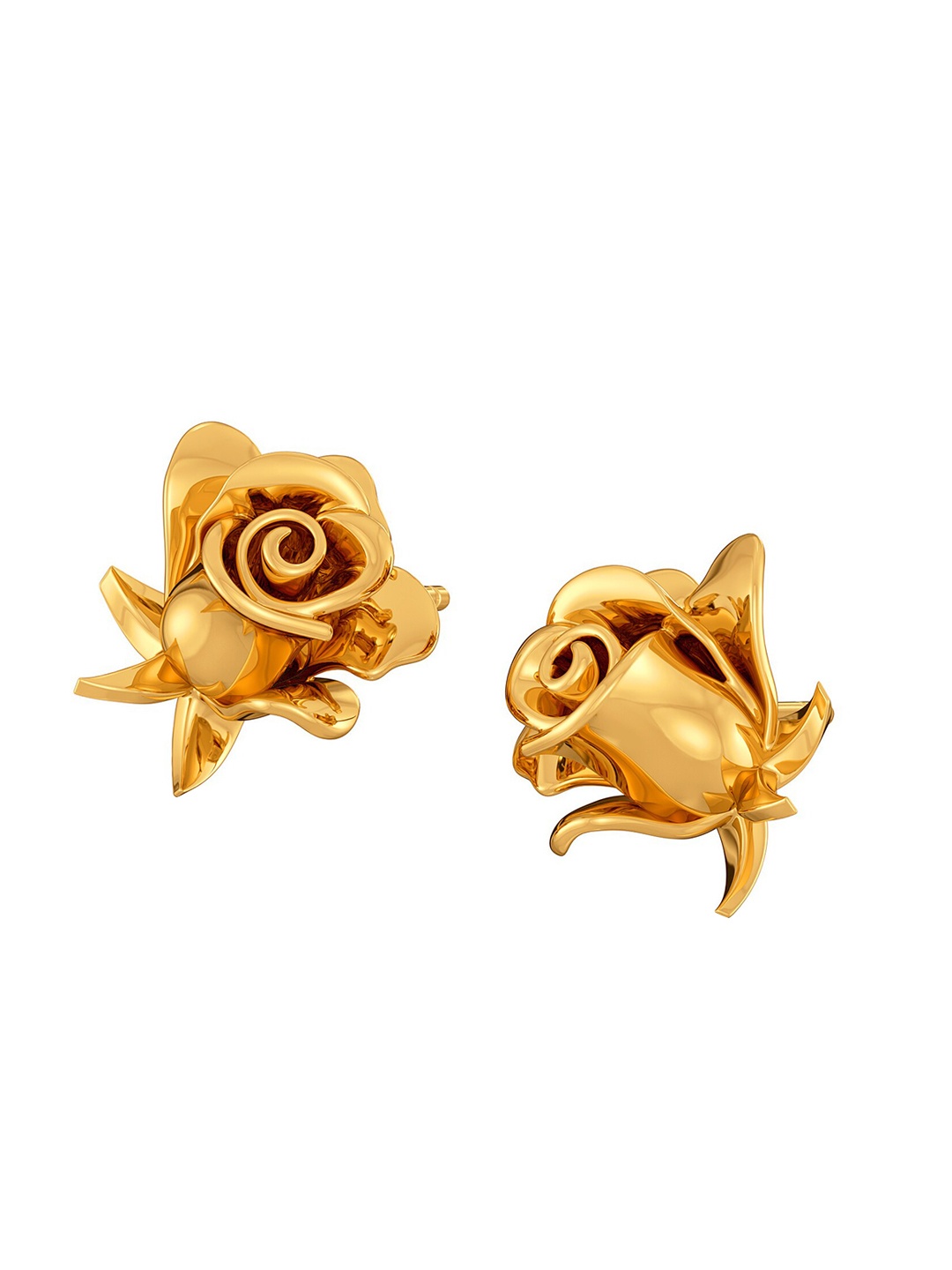 

MELORRA Fierce Blossoms 18KT Gold Stud Earrings - 4.72 gm