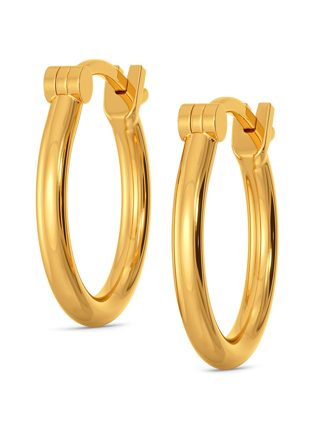 

MELORRA Prim N Prime 18KT Gold Hoop Earrings-3.34g