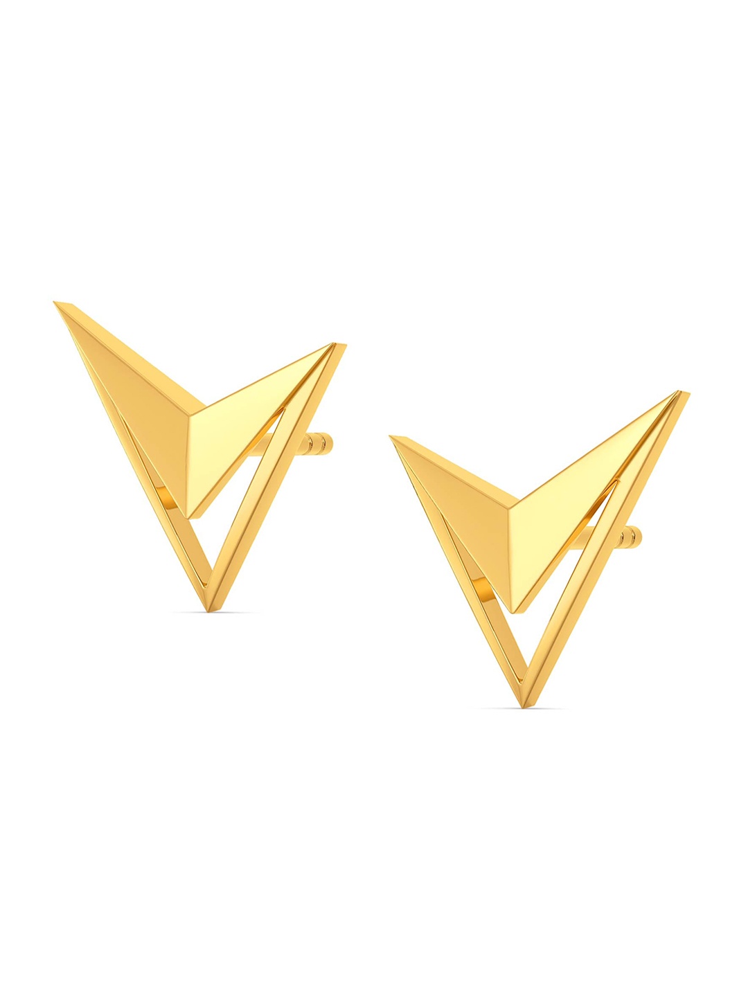 

MELORRA Edgy Arrows 18KT Gold Earrings - 2.13 gm