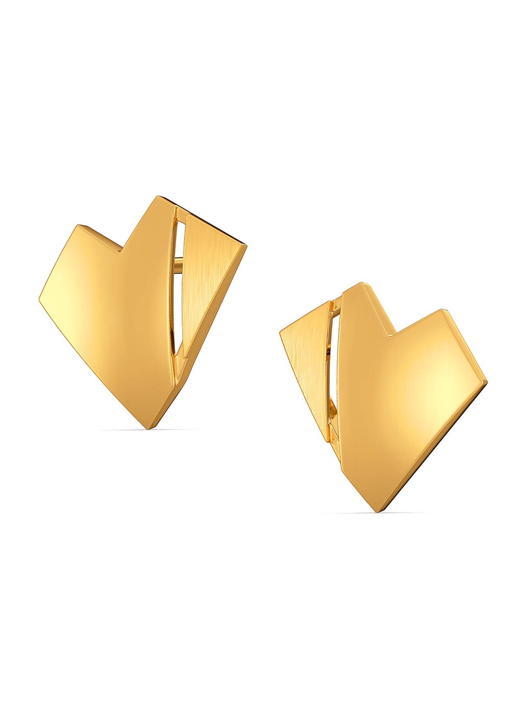 

MELORRA Sweet N Subtle 18KT Gold Stud Earrings-2.71gm