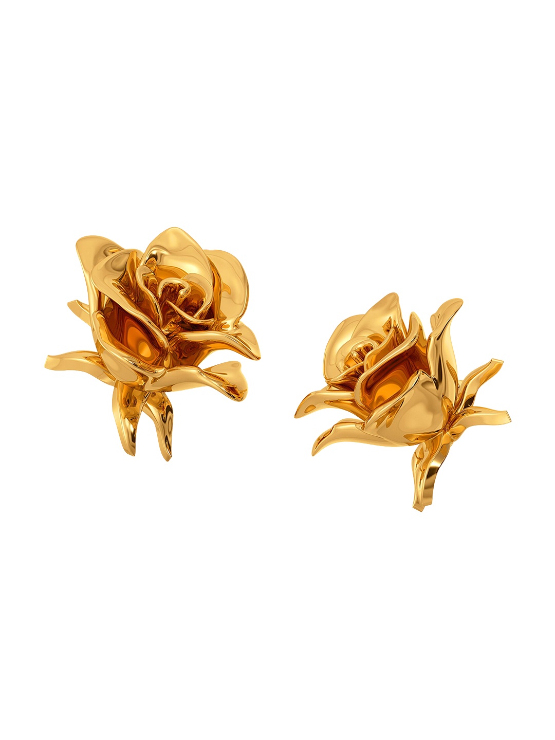 

MELORRA Forbidden Love 18KT Gold Stud Earrings-5.88gm