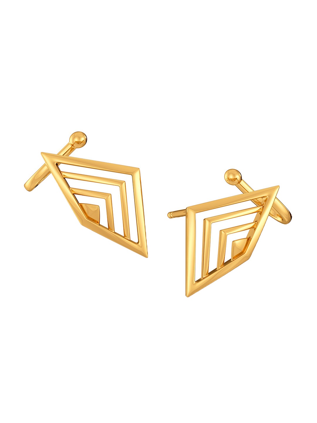 

MELORRA Bourgeois Bonjour 18KT Gold Stud Earrings-3.45gm
