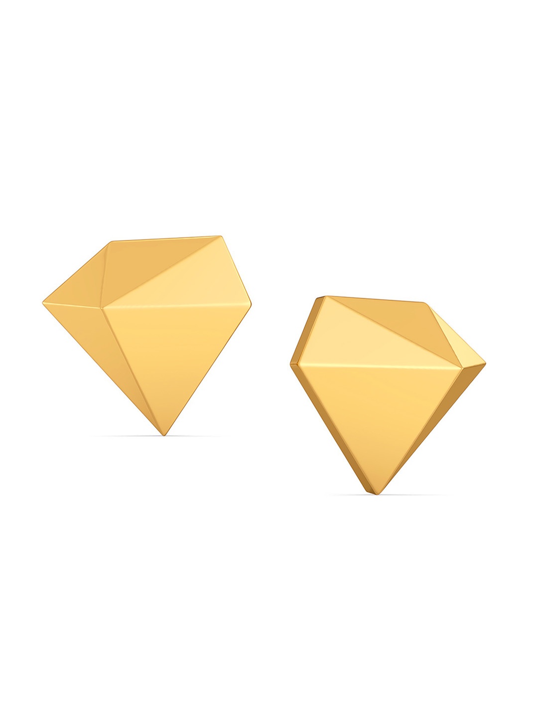 

MELORRA Hero Folder 18KT Gold Stud Earrings-2.82gm