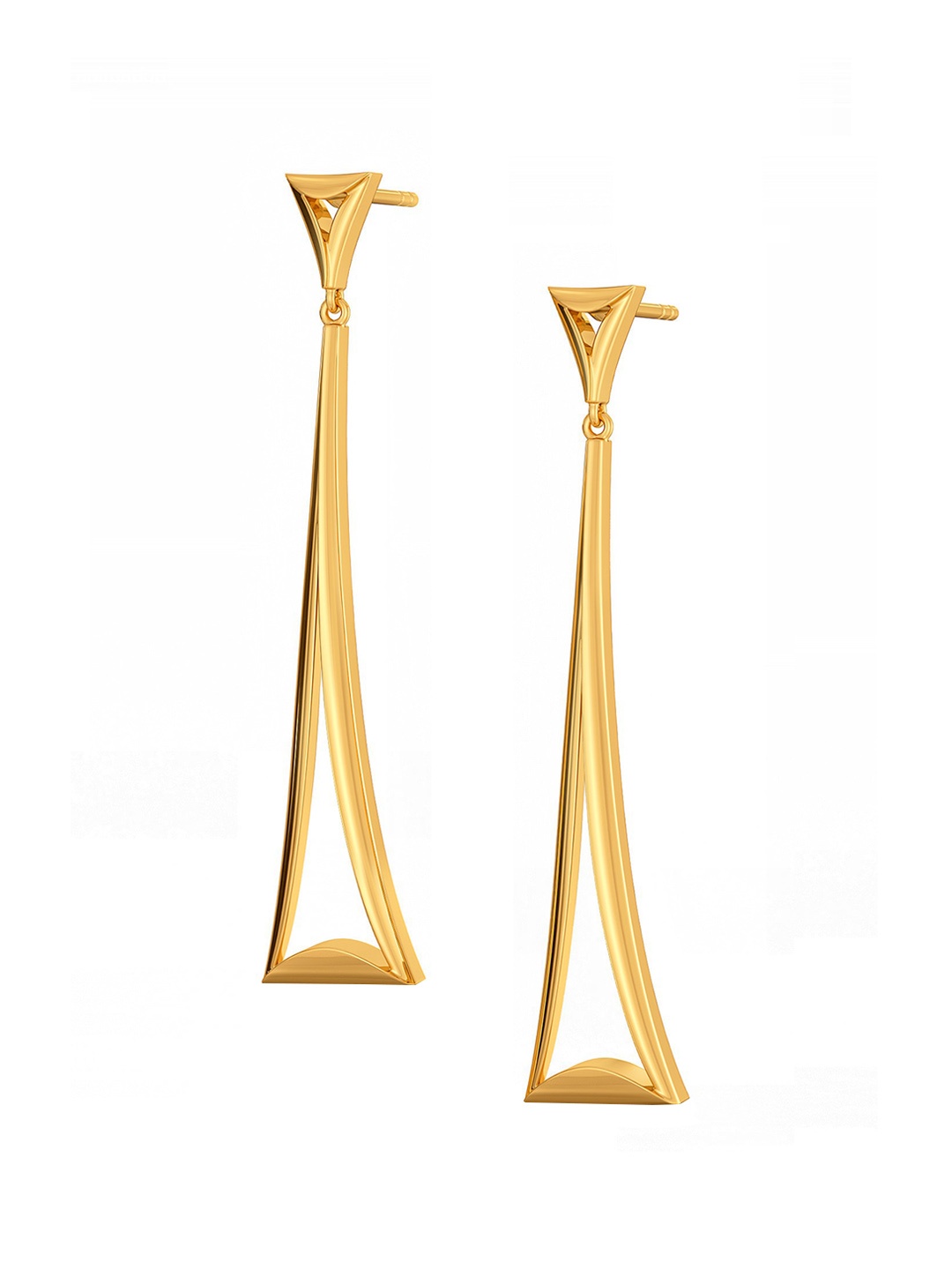 

MELORRA Pivot Play 18KT Gold Dangle Earrings-6.14gm