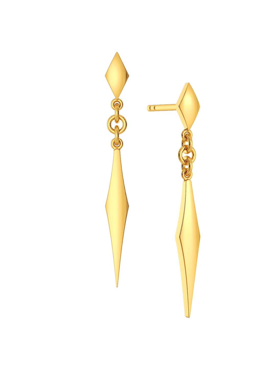 

MELORRA Flare Up 18KT Gold Dangle Earrings-2.56gm