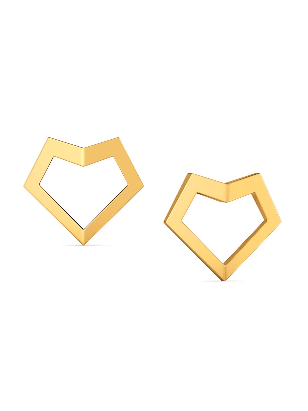 

MELORRA Fond Fashion 18KT Gold Studs Earrings- 3.34 gm