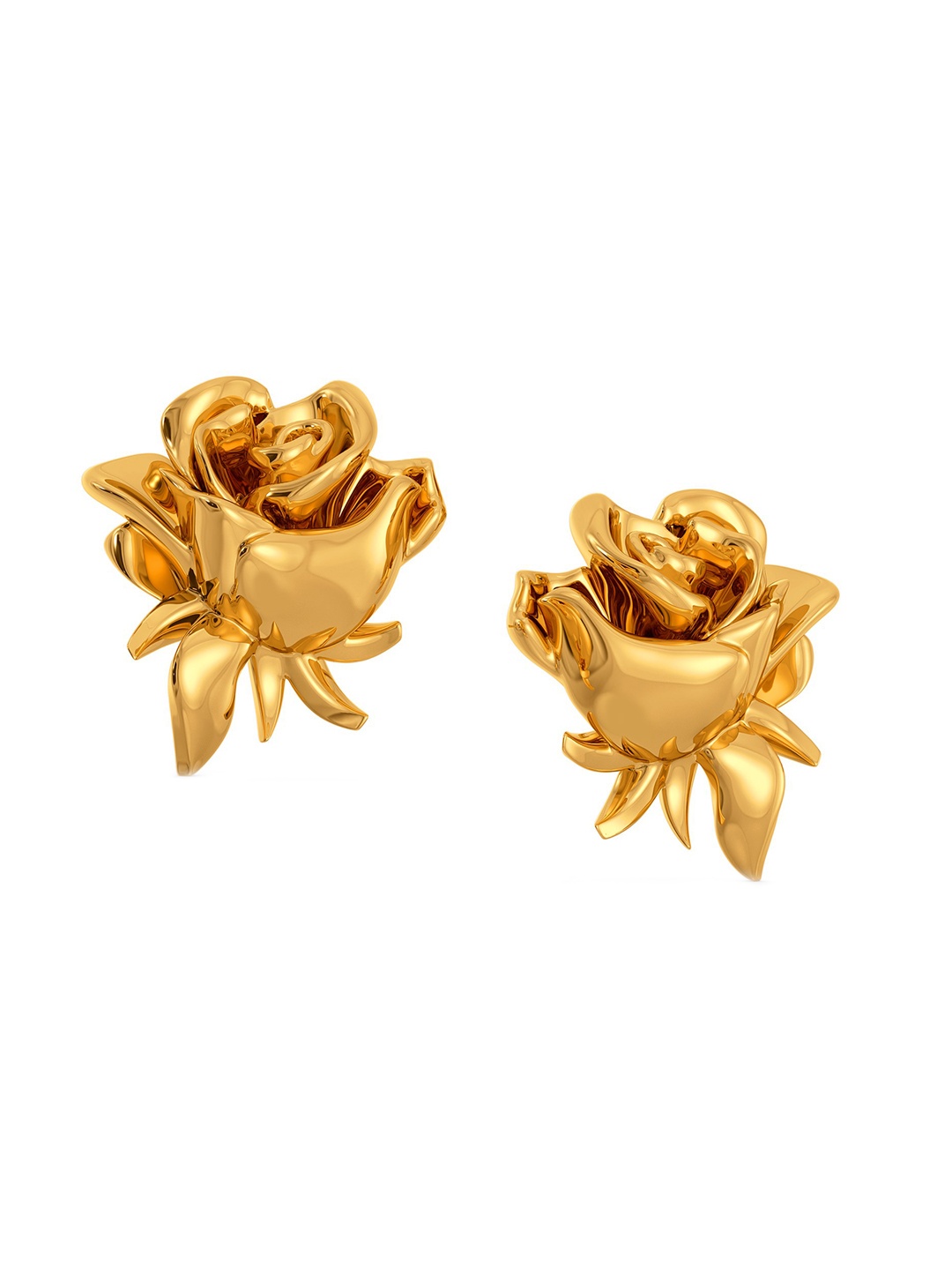 

MELORRA Fiery Love 18KT Gold Stud Earrings-4.58gm