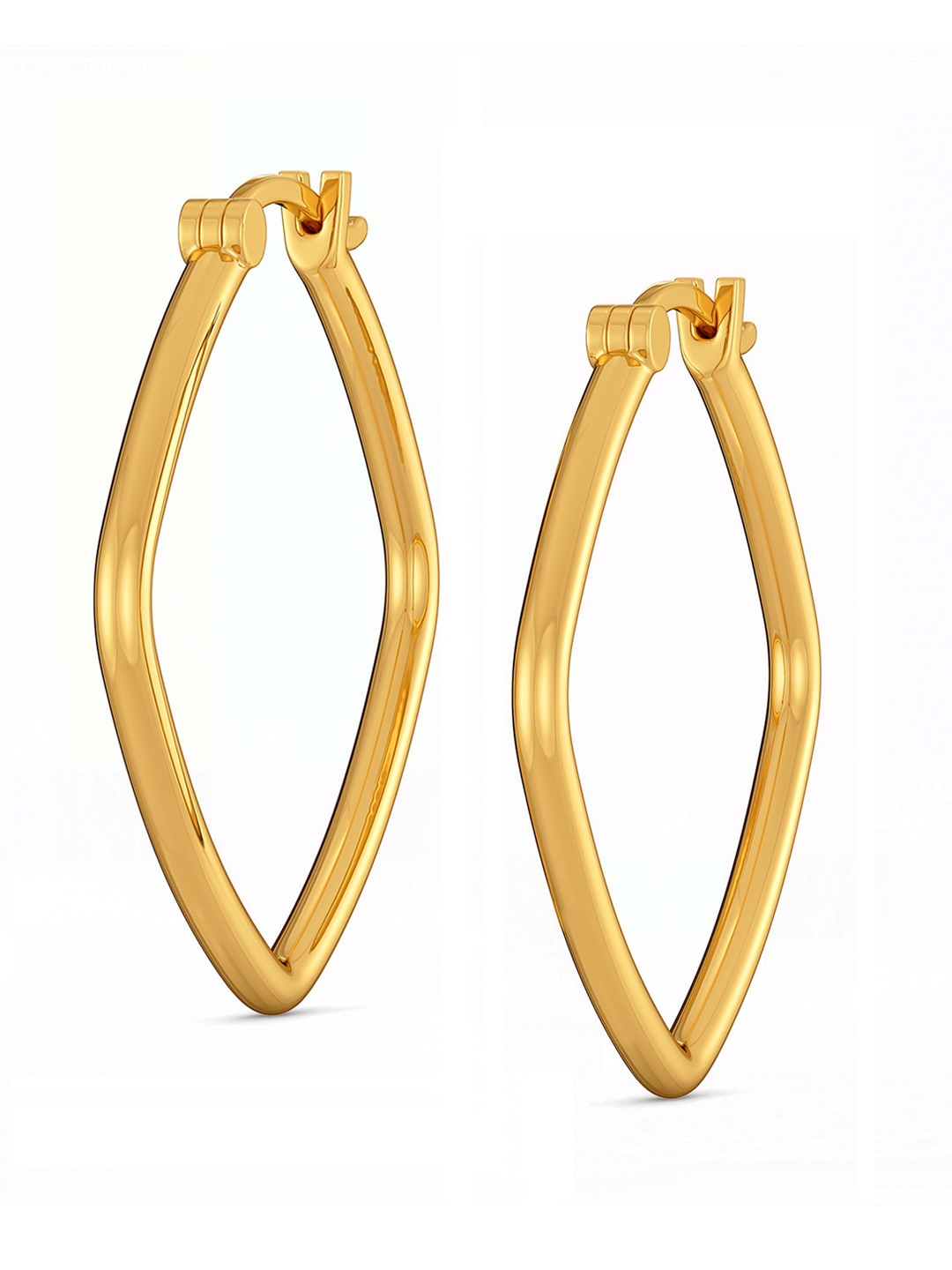 

MELORRA Rom Coms 18KT Gold Hoop Earrings- 5.27 gm