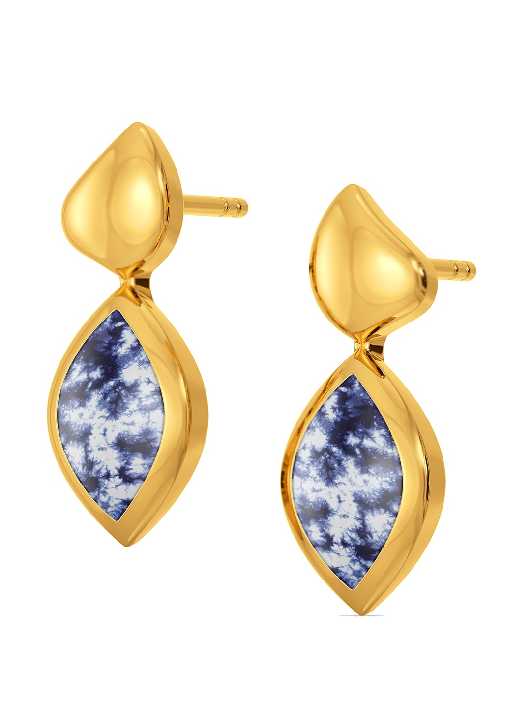 

MELORRA Happy Hued 18KT Gold Earrings-2.92gm