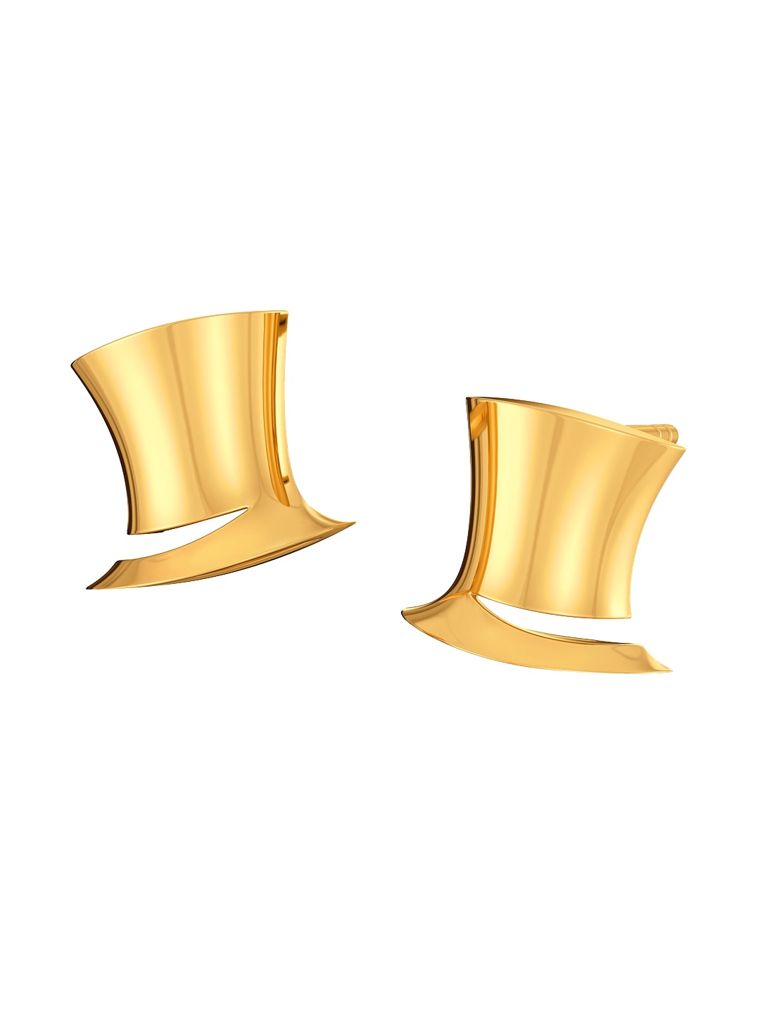 

MELORRA Hat to Happen 18KT Gold Stud Earring-2.63gm