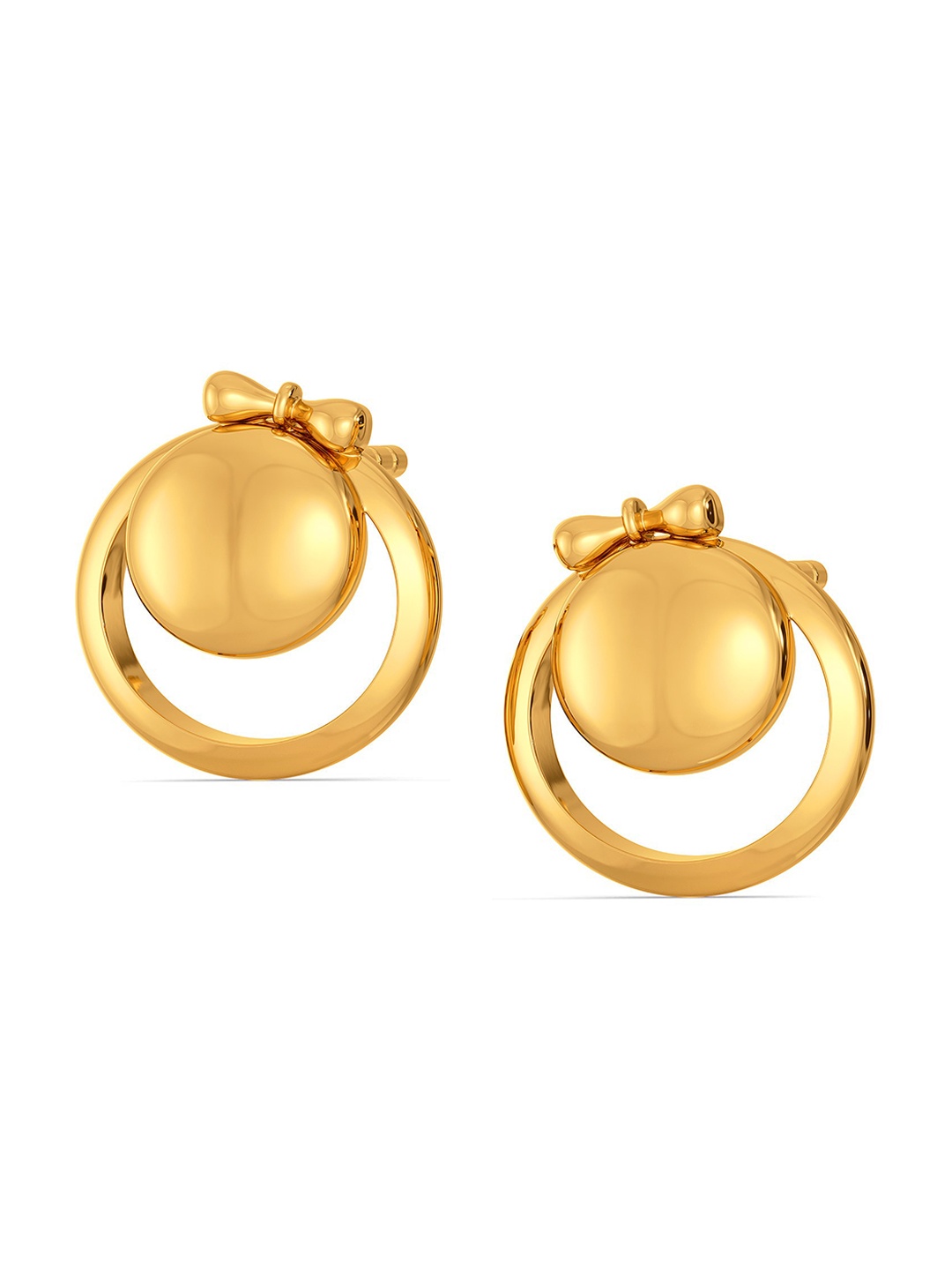 

MELORRA Feisty Hats 18KT Gold Earrings - 2.2 gm