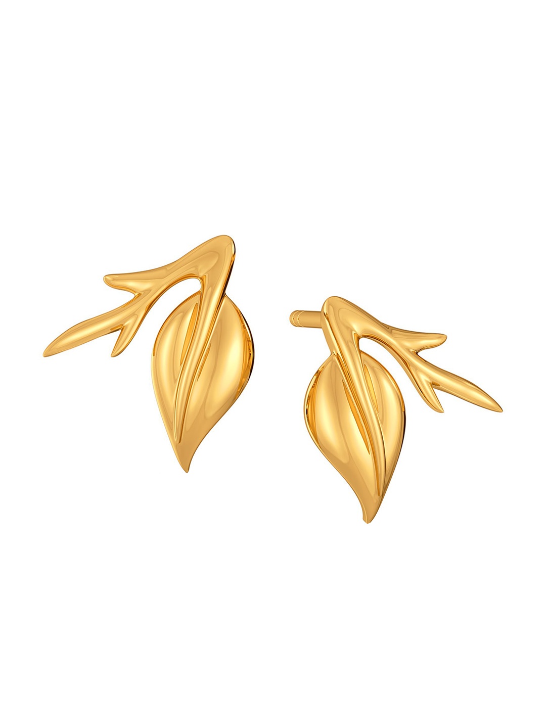 

MELORRA Rose Folioles 18KT Gold Earrings - 2.07 gm