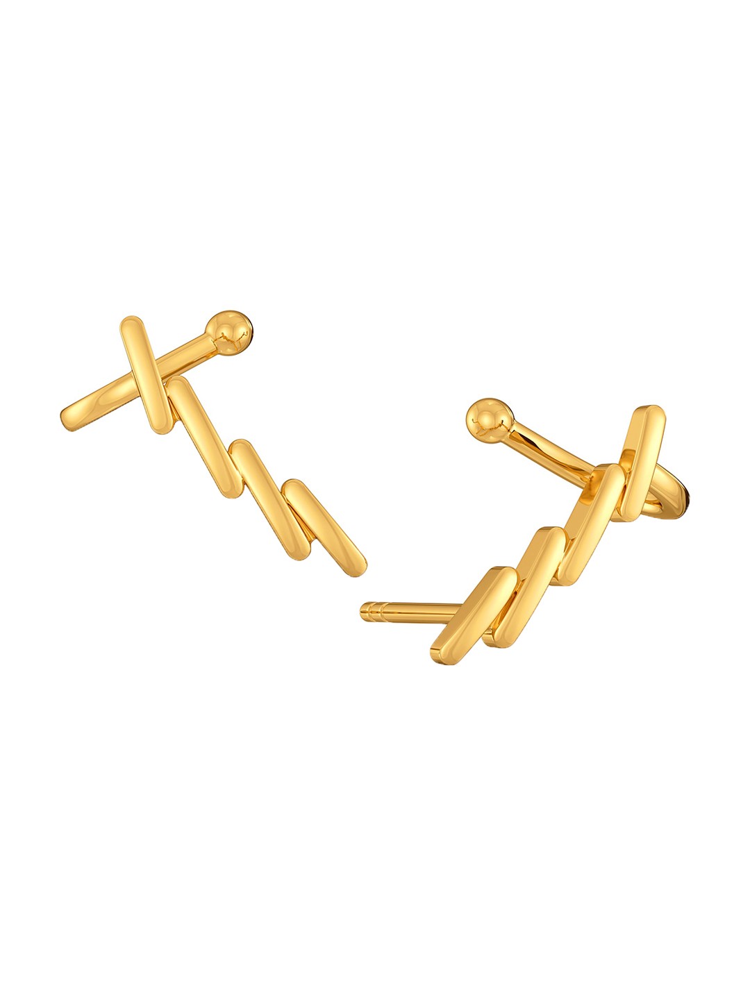 

MELORRA Effortless Energy 18KT Gold Earrings - 2.05 gm