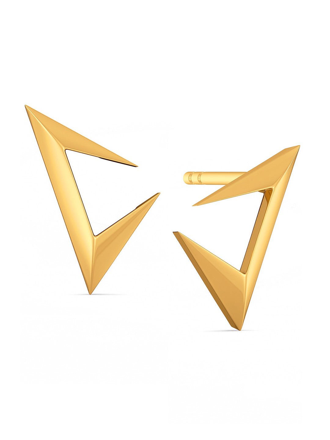 

MELORRA Suit Strong 18KT Gold Stud Earrings - 1.63 gm