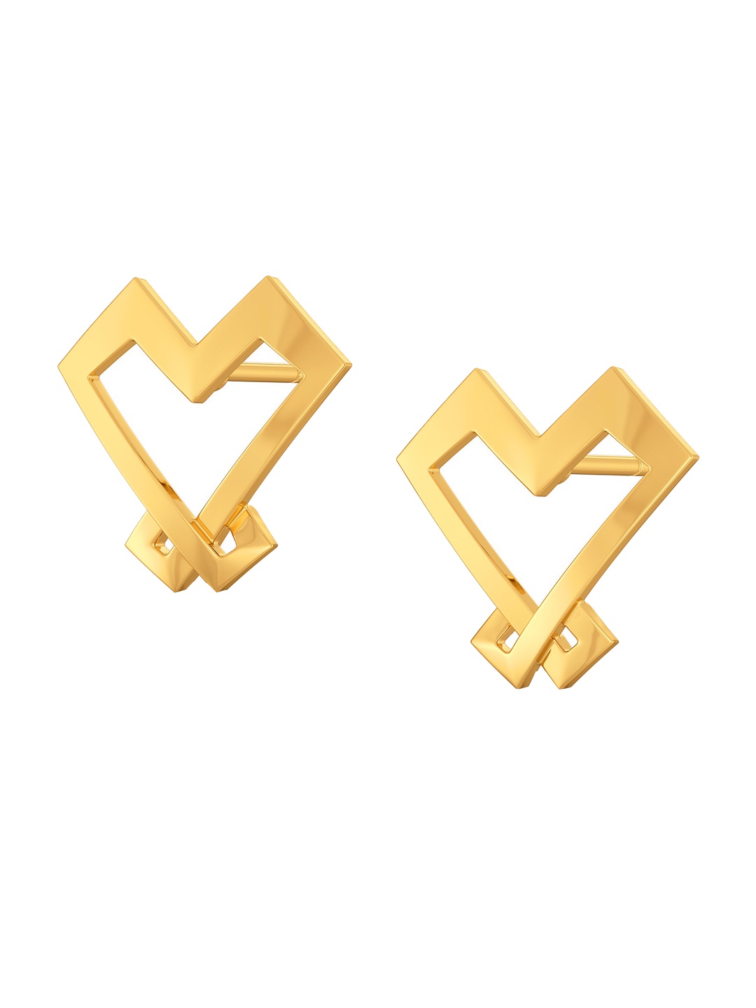 

MELORRA OTT Dote 18KT Gold Stud Earrings-2.51gm