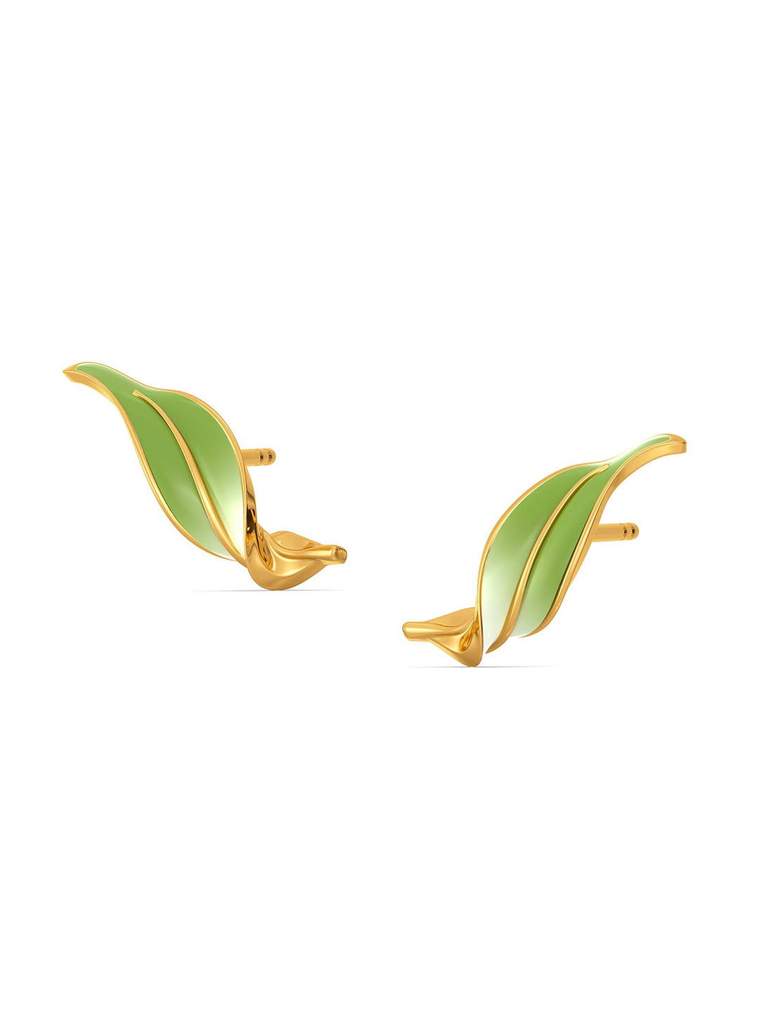 

MELORRA Leaf Land 18KT Gold Stud Earrings - 2.14 gm