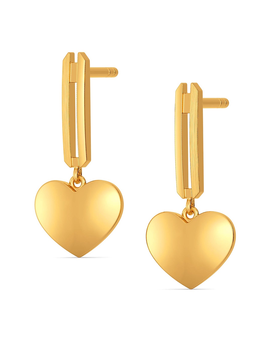

MELORRA Pont des Arts 18KT Gold Drop Earrings-2.73gm