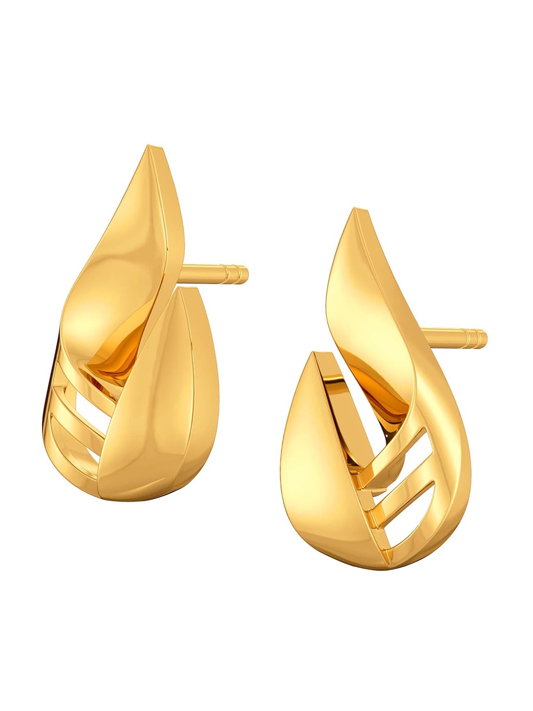 

MELORRA Drama Dreams 18KT Gold Stud Earrings 3.22 gm