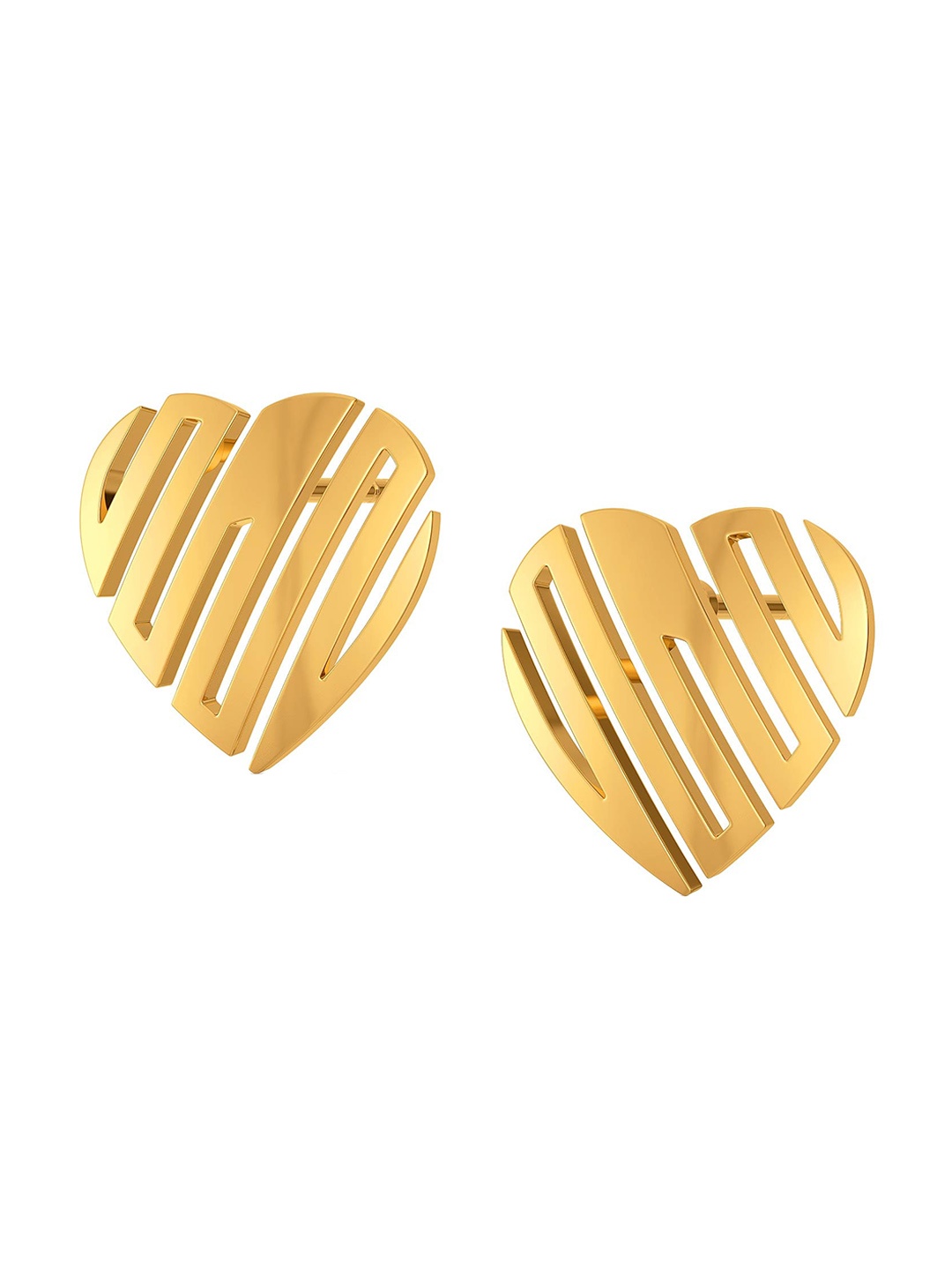 

MELORRA Caring Curls 18KT Gold Earrings-2.98gm