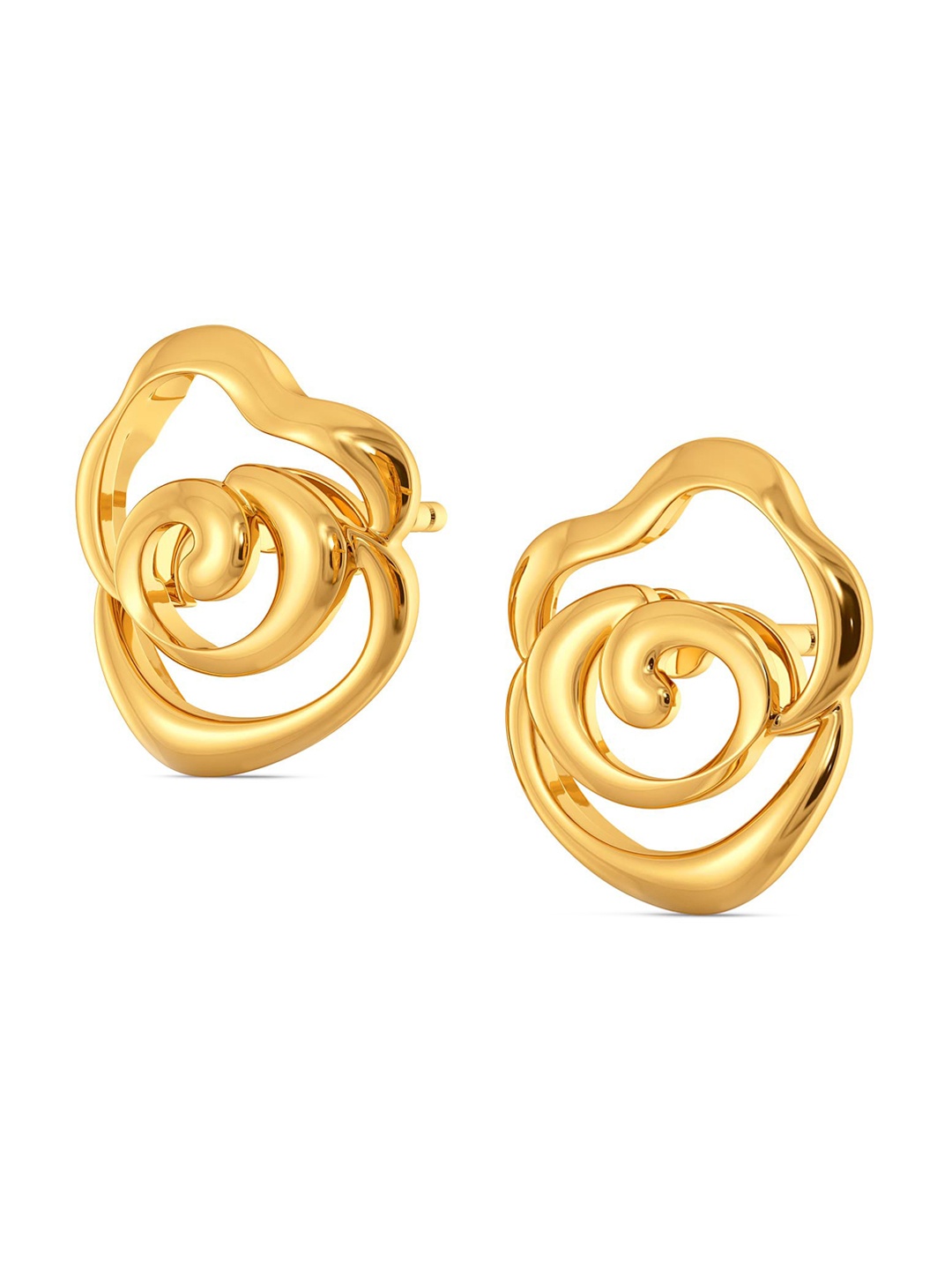 

MELORRA Winter Wilts 18KT Gold Stud Earrings -2.94 gm