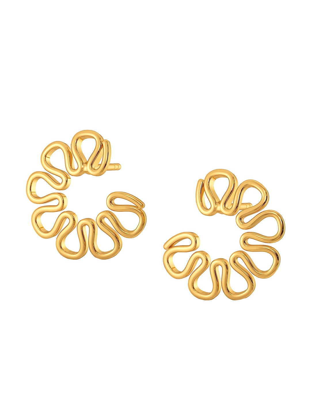 

MELORRA Knot in Knit 18KT Gold Stud Earring-3.09gm