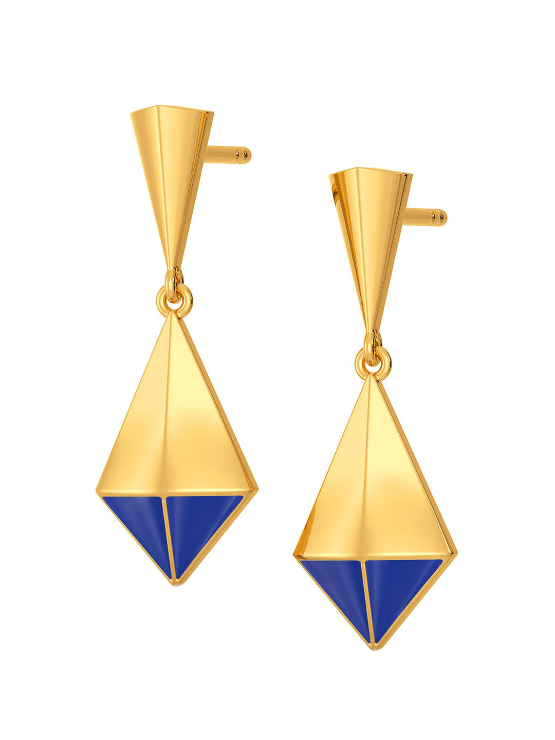 

MELORRA Vintage Soul 18KT Gold Dangle Earrings 2.56g