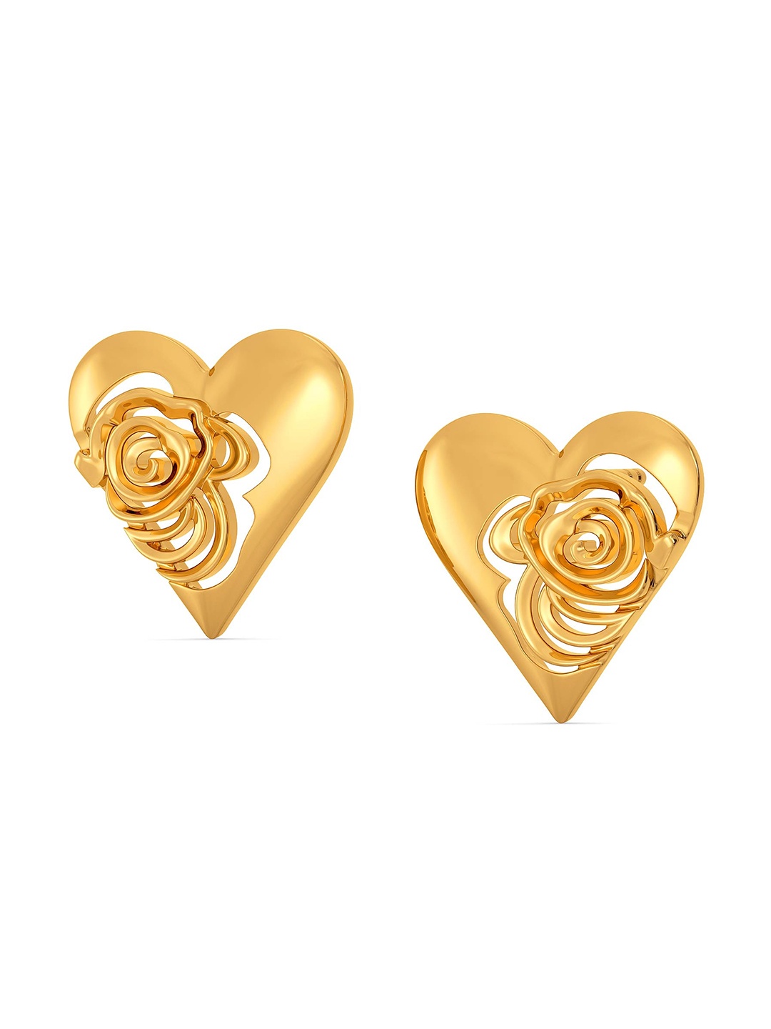 

MELORRA Love Bomb 18KT Gold Stud Earrings- 3.82 gm