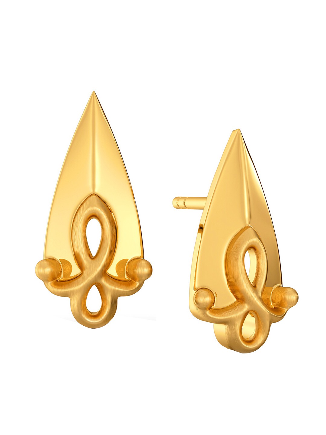

MELORRA Doll Dearest 18KT Gold Stud Earrings-2.87gm