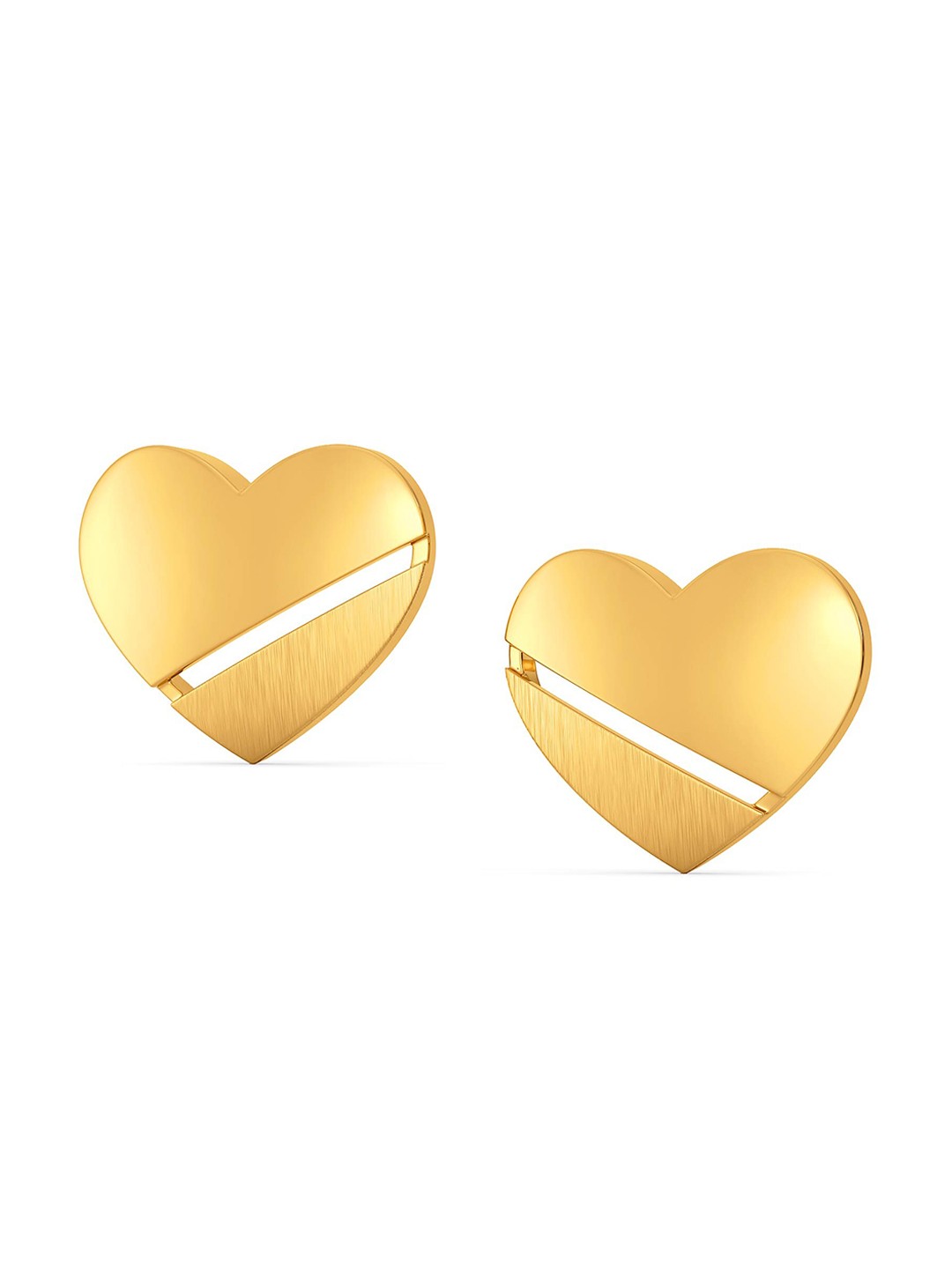 

MELORRA Classique Devotion 18KT Gold Earrings-3.28gm