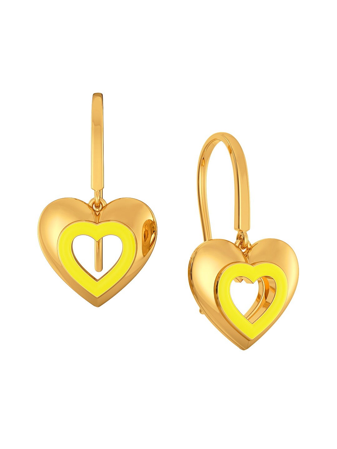 

MELORRA Love Brunch 18KT Gold Drop Earrings- 4.27 gm