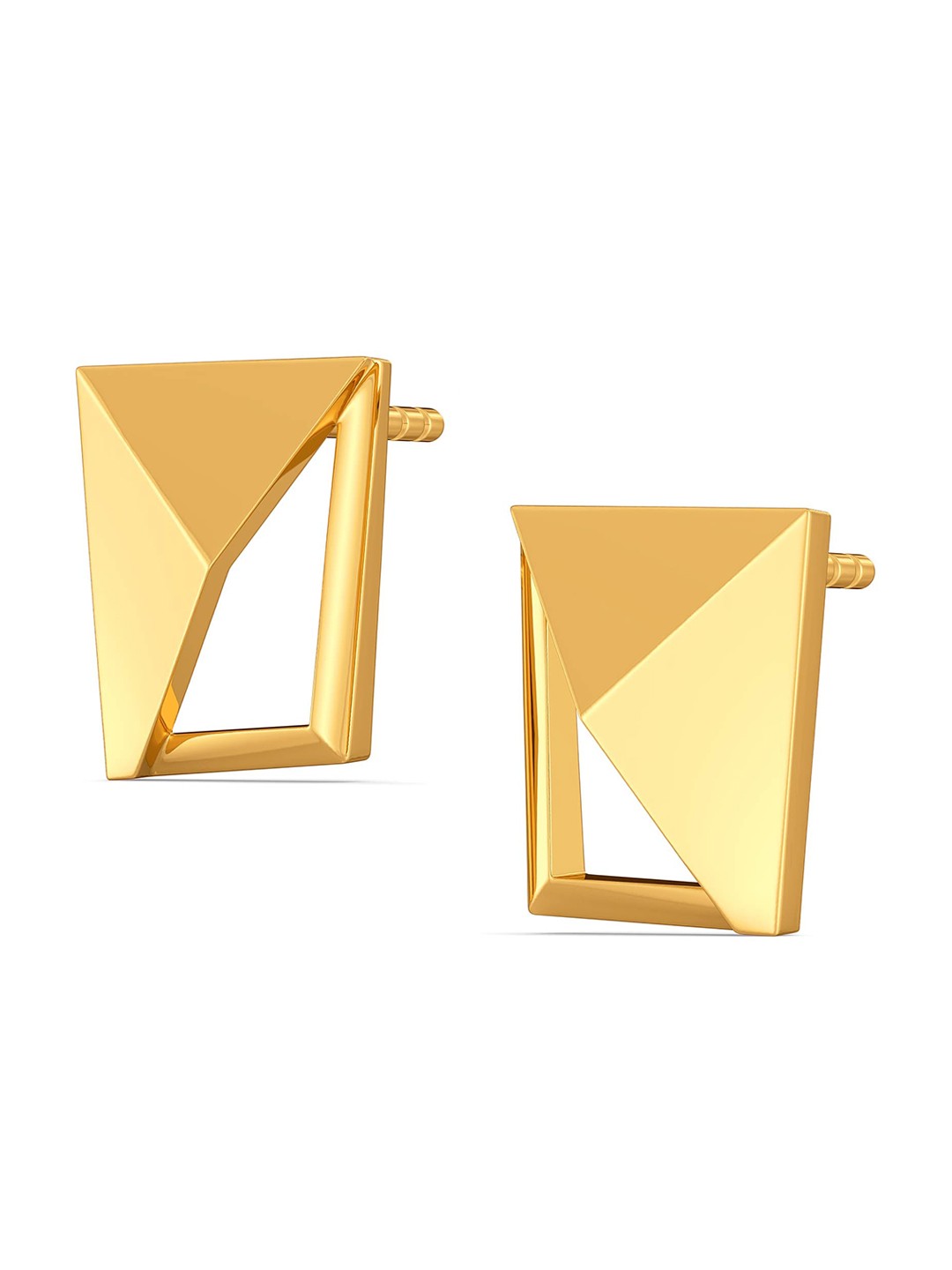 

MELORRA Fit to Formal 18KT Gold Stud Earrings-2.32gm