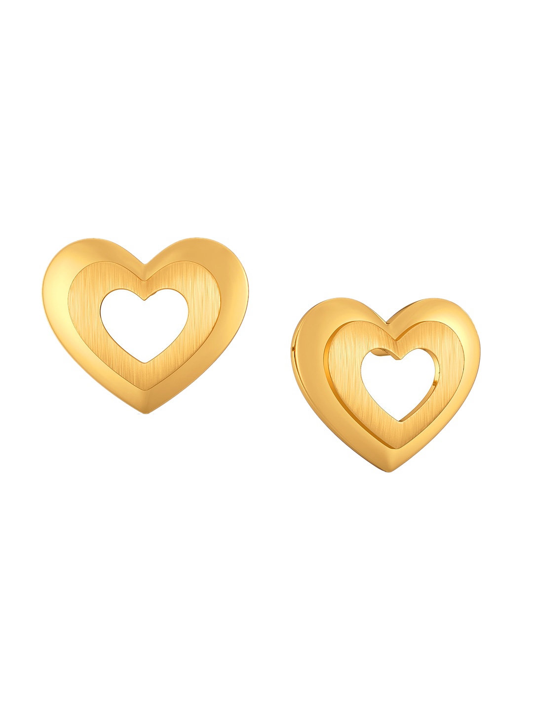 

MELORRA Mon Amour 18KT Gold Stud Earrings-2.83gm