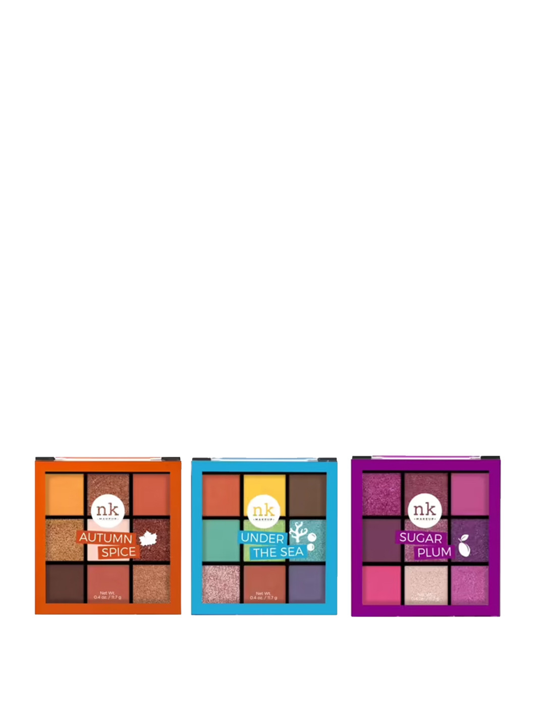 

Nicka K Eyes Dont Lie Nine Color Eyeshadow Palette Trio, Orange