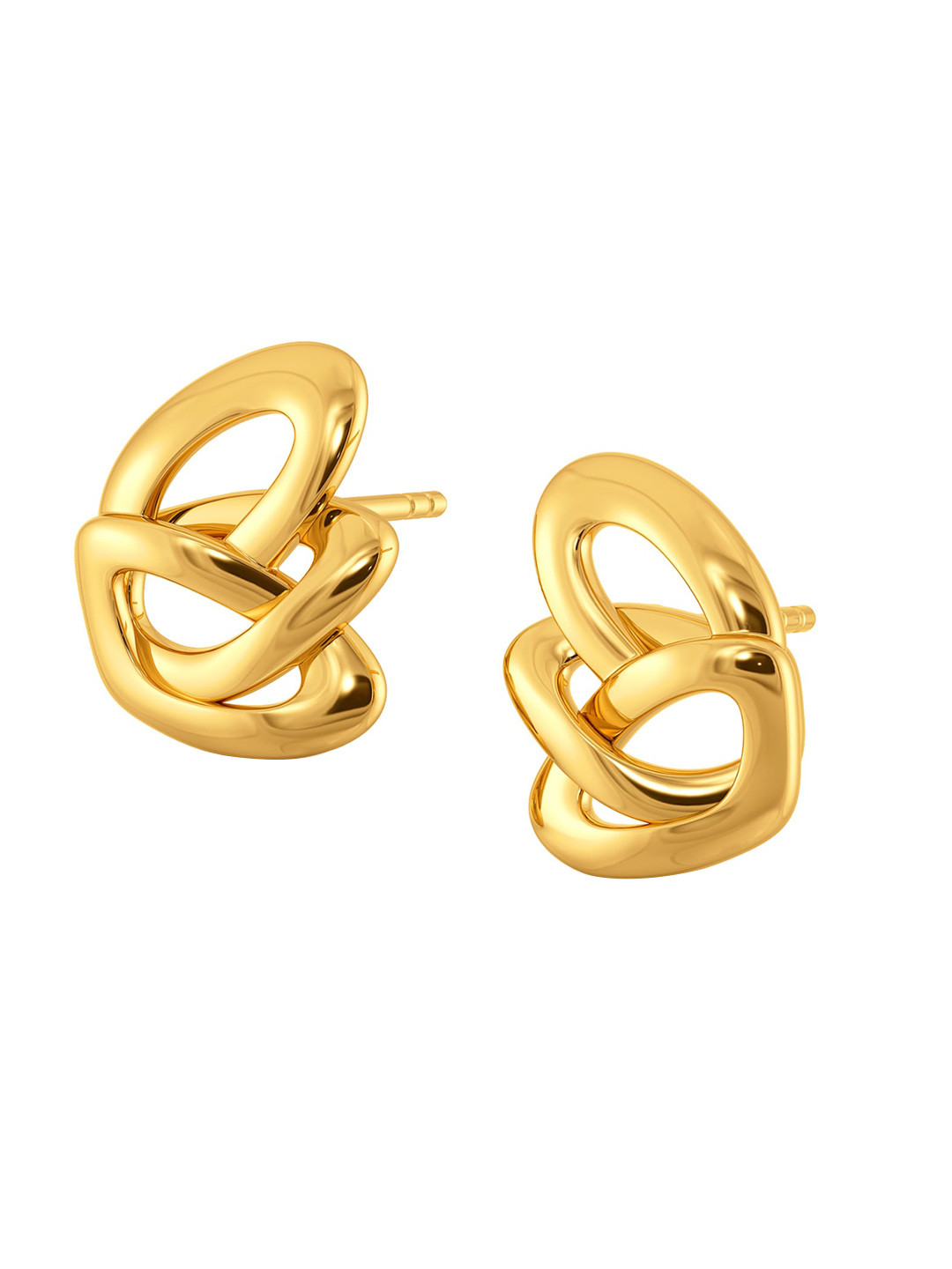 

MELORRA Rock Rebel 18KT Gold Stud Earrings - 3.88 gm