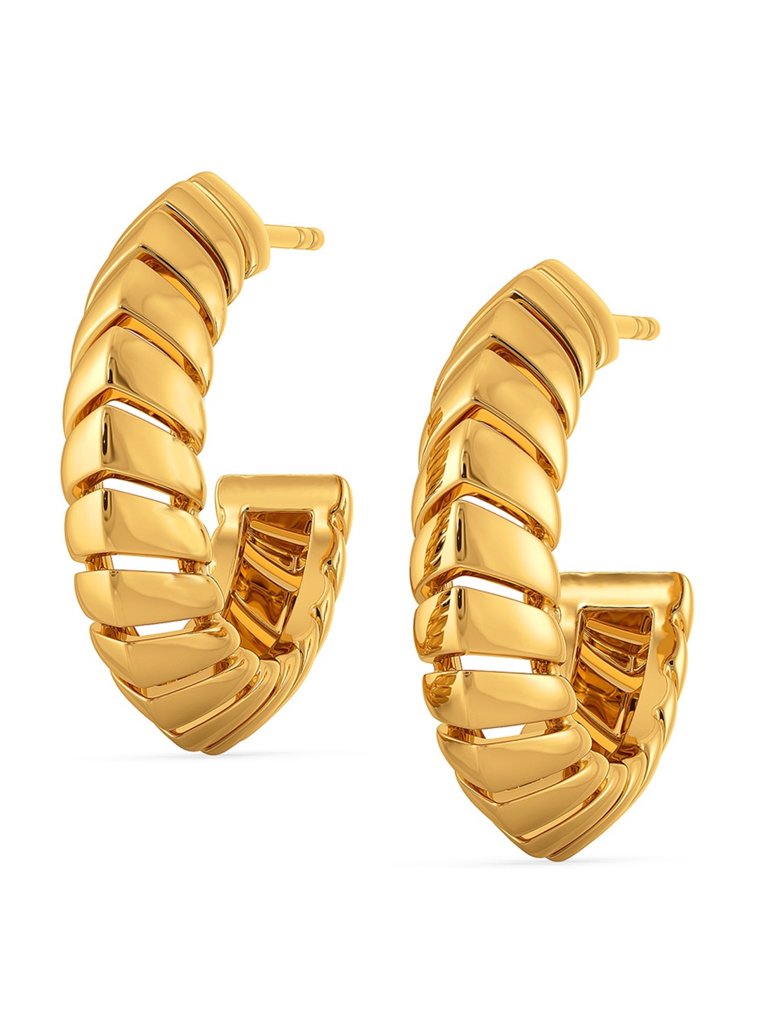 

MELORRA Second Layer 18KT Gold Earrings - 6.65 gm