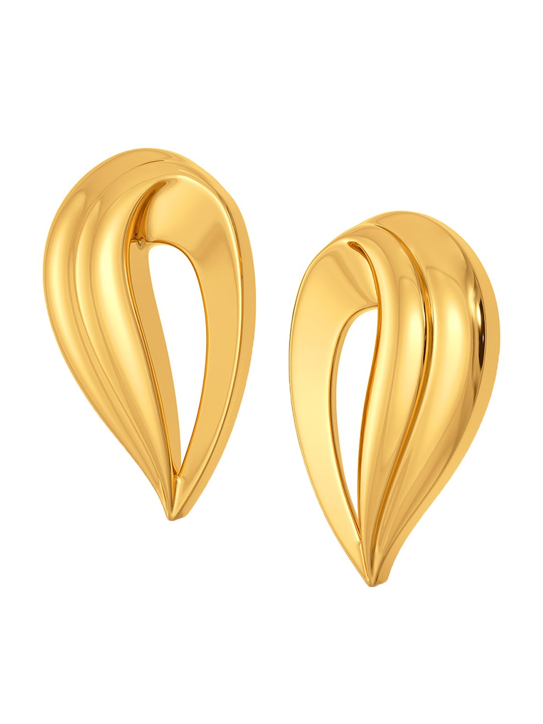 

MELORRA Cozy Cuts 18KT Gold Stud Earrings- 5.98gm