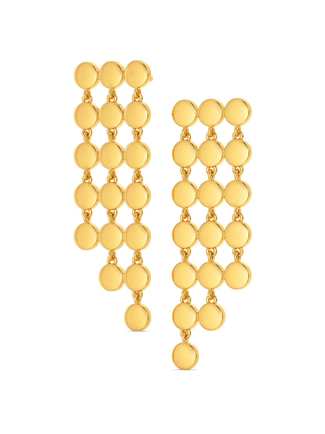 

MELORRA Lustre Liz Taylor 18KT Gold Earrings-7.68gm