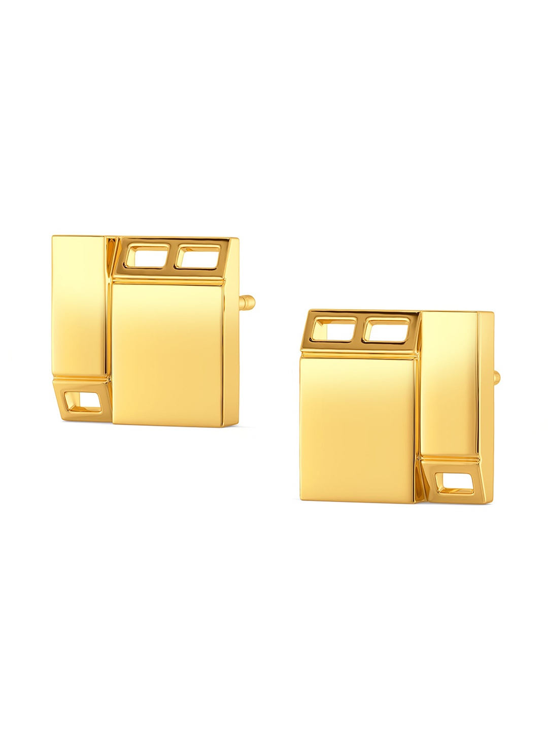 

MELORRA Check It Casual 18KT Gold Earrings - 3.4 gm