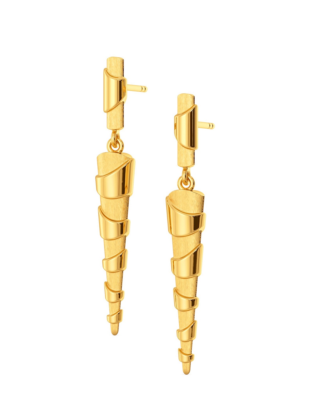 

MELORRA Strictly Business 18KT Gold Drop Earrings- 6.84gm