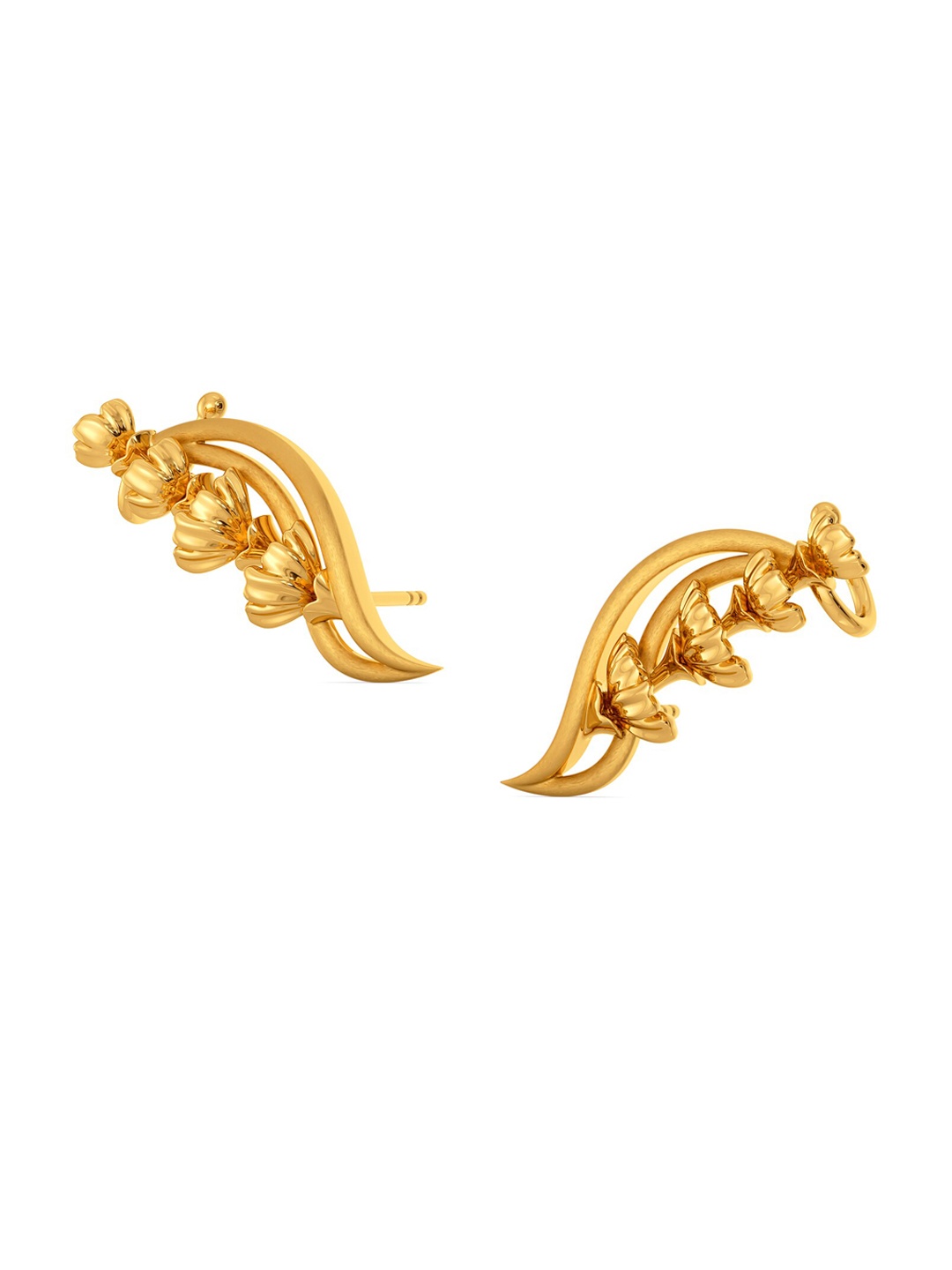 

MELORRA Blossom Bounty 18KT Gold Stud Earrings - 6.5 gm