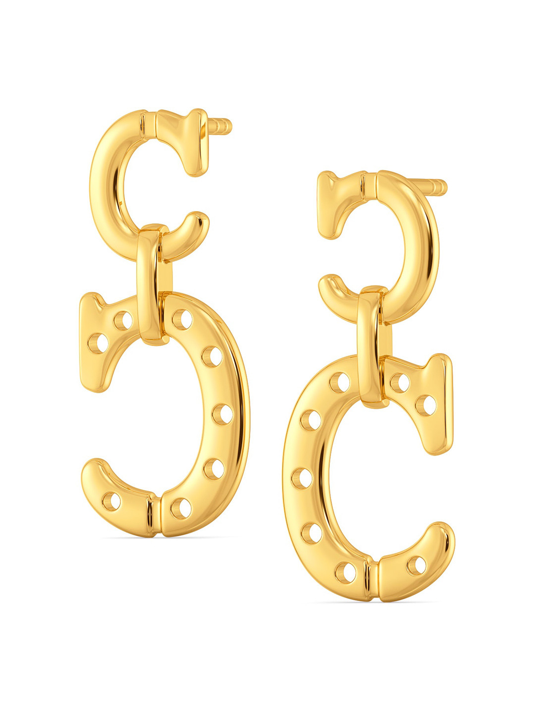 

MELORRA Curious As A Cat 18KT Gold Earrings - 3.23 gm