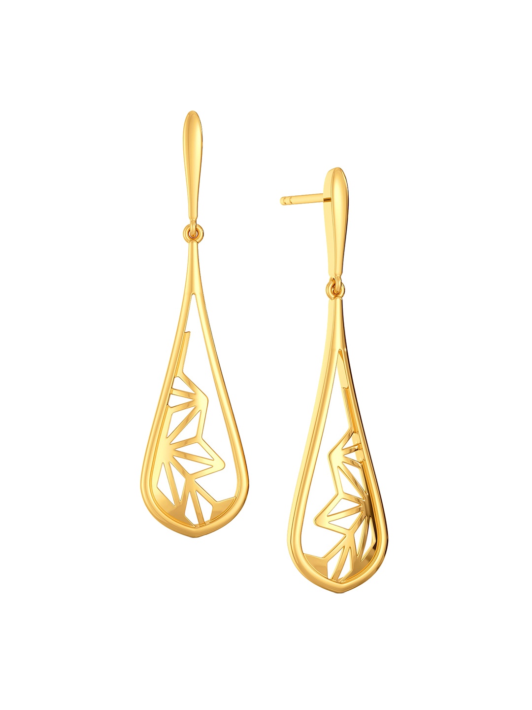 

MELORRA Bare Beauty 18KT Gold Earrings - 4.55 gm