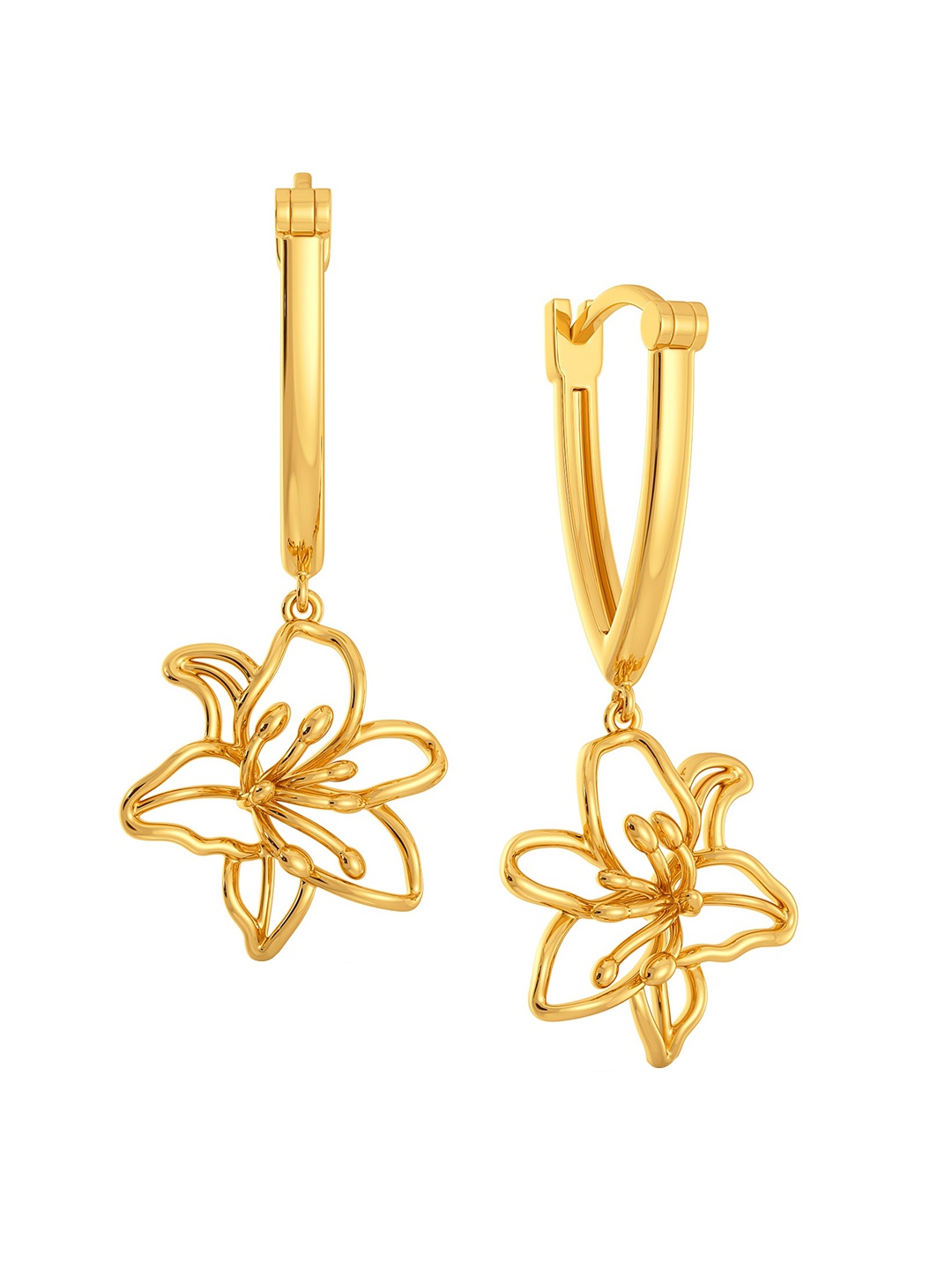 

MELORRA Lily Wonderland 18KT Gold Earrings - 6.01 gm